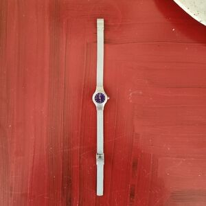 Silver Watch Stainless Steel Elegant